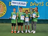 víťazný tím chlapcov Fresh club Zvolen